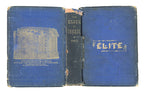 scrace hardbound  original 1886-87 the elite of chicago and its clubs directory with illustrations
