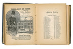 scrace hardbound  original 1886-87 the elite of chicago and its clubs directory with illustrations