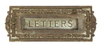 hard to find custom-designed 1911 original cast brass william holabird-designed chicago city hall office door mail slot