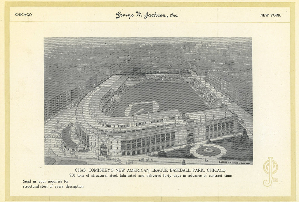 rare early 20th century geroge w. jackson builder catalog featuring comiskey park, elevated railroads and bascule bridges