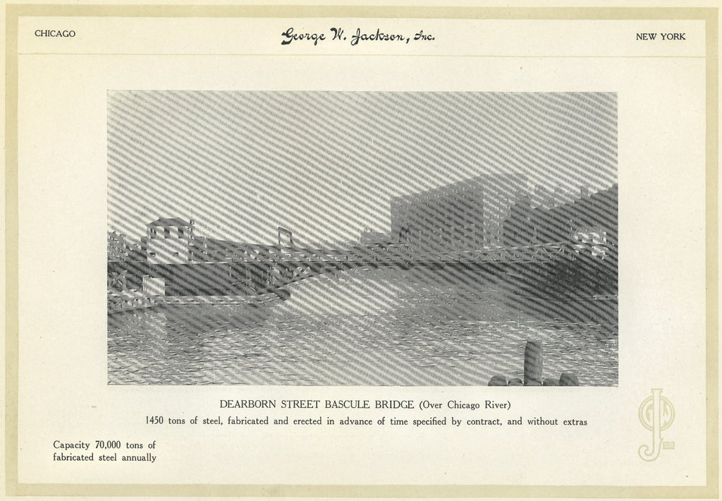rare early 20th century geroge w. jackson builder catalog featuring comiskey park, elevated railroads and bascule bridges