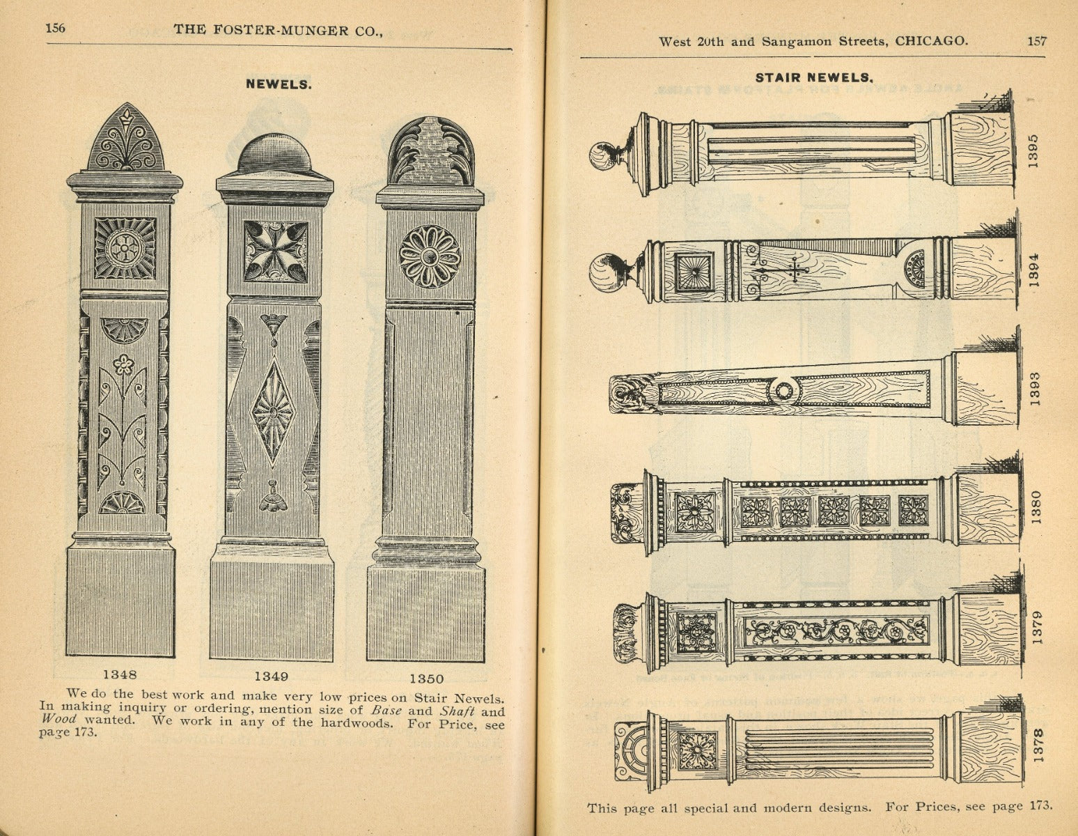 highly collectible c. 1900 foster-munger company "doors, glazed sash, blinds, and mouldings" heavily illustrated softbound official catalogue