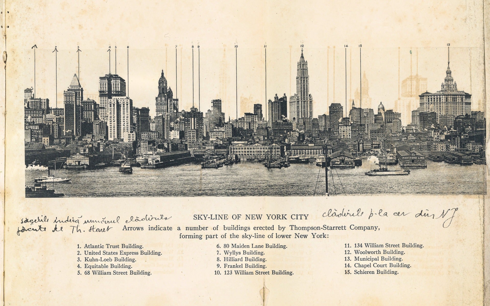 rare early 20th century thompson-starrett company book on american city skyscrapers