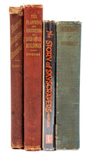 group of late 19th and early 20th century rare and seldom found books on early american skyscrapers