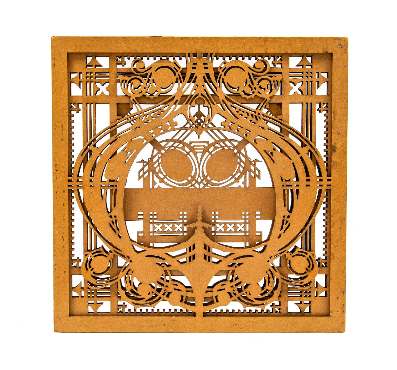 one of a kind 3d-printed prototype of an original george grant elmslie-designed schlesinger mayer building reading room screen