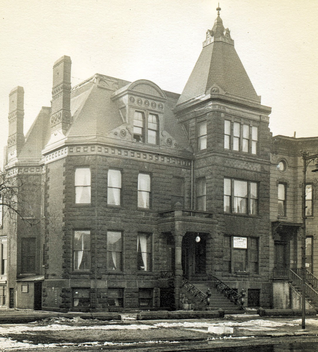 original 19th century figural trent majolica glazed tiles salvaged from adler and sullivan's benjamin lindauer house