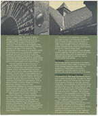 original 1970s chicago school of architecture foundation glessner house trifold informational pamphlet