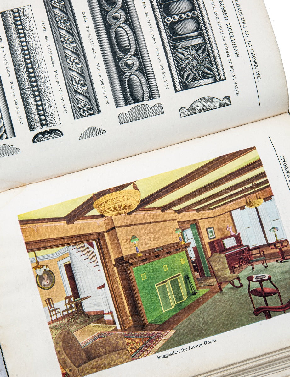 rare early 20th century hardbound segelke & kohlhaus company millwork product catalog