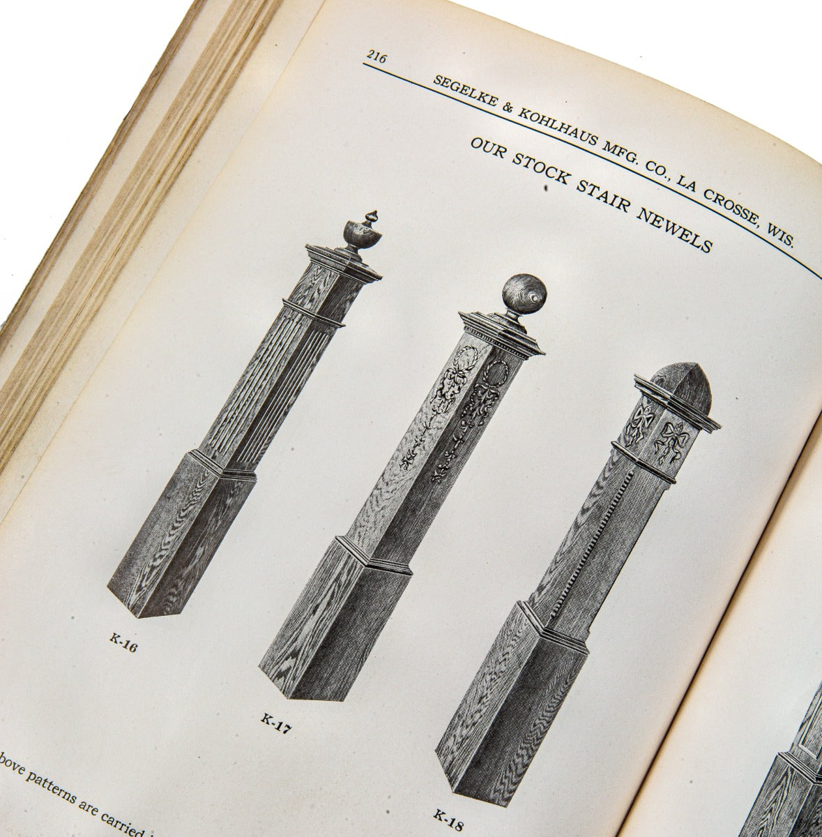 rare early 20th century hardbound segelke & kohlhaus company millwork product catalog