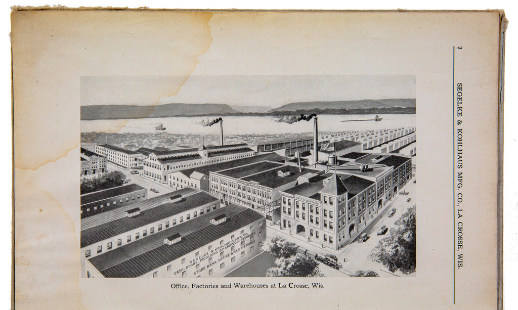 rare early 20th century hardbound segelke & kohlhaus company millwork product catalog