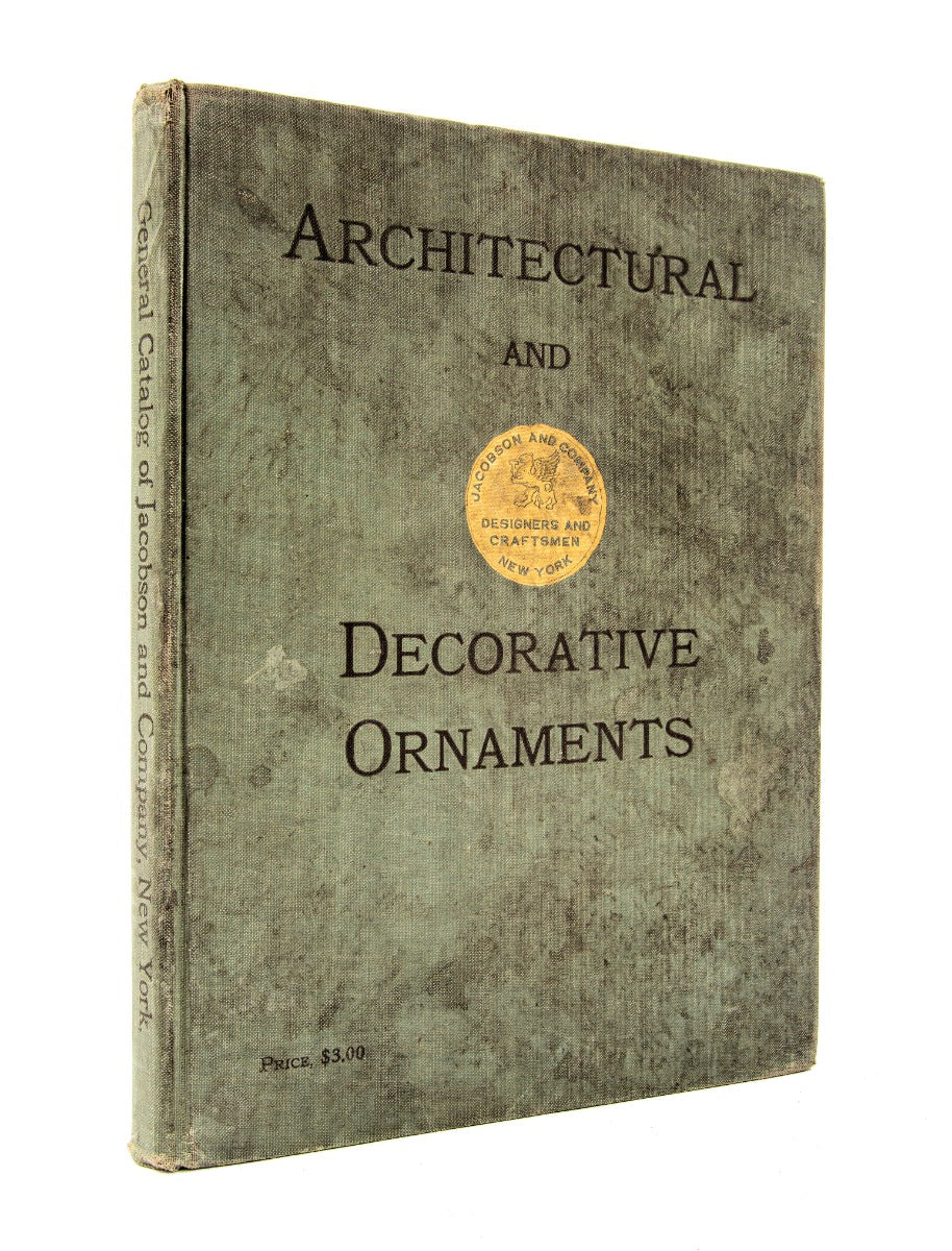 original and intact odin j. oyen-signed 1916 ornament catalog for jacobson and company, new york