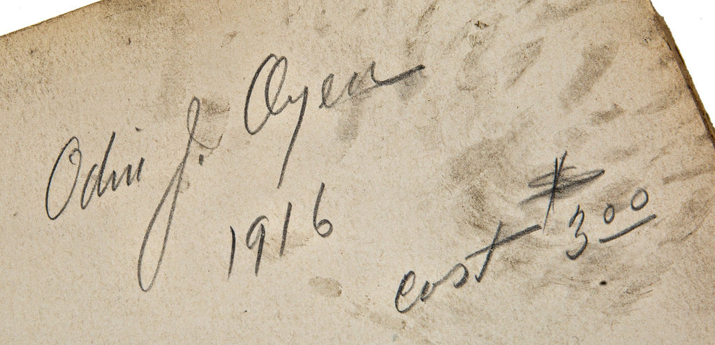 original and intact odin j. oyen-signed 1916 ornament catalog for jacobson and company, new york