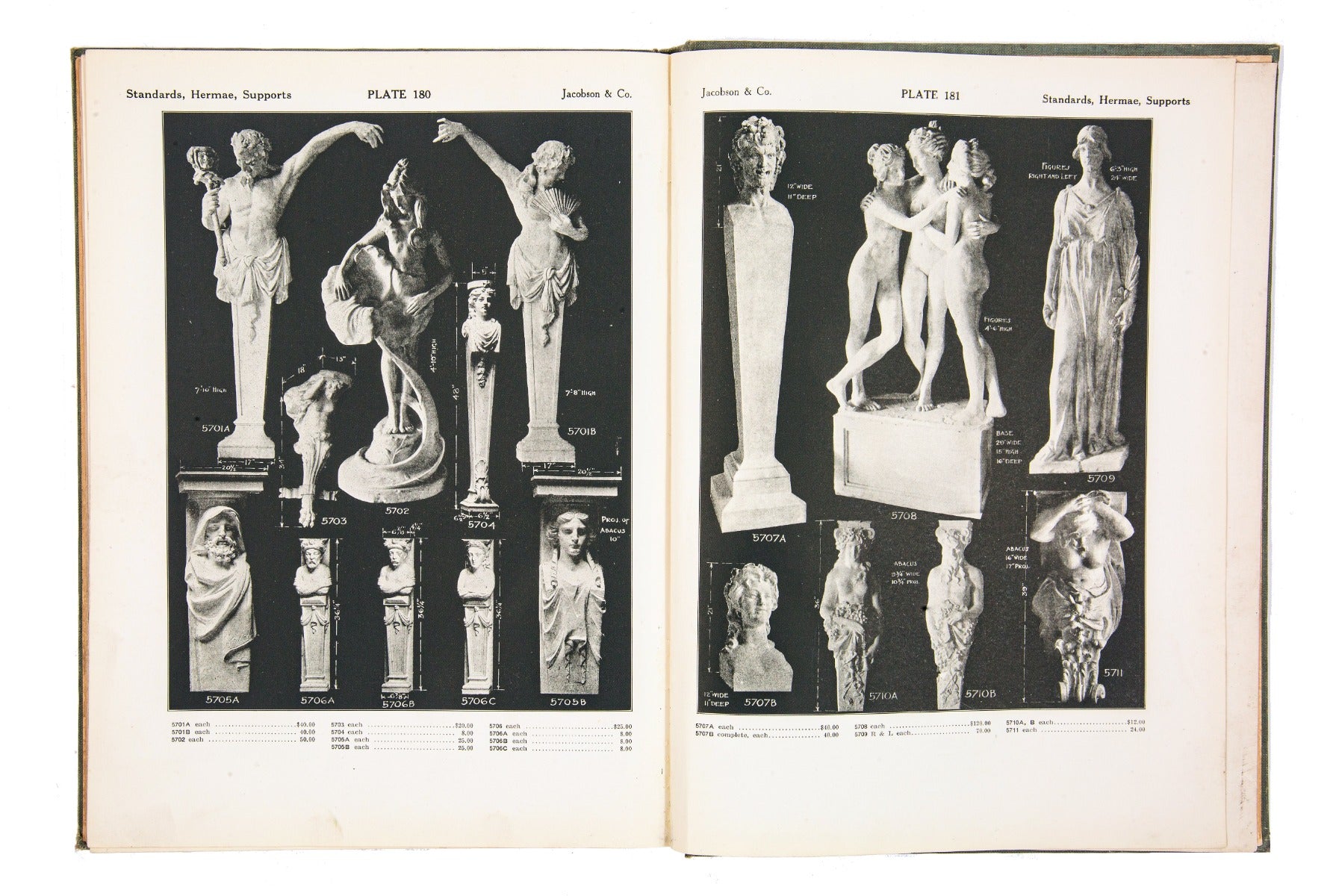 original and intact odin j. oyen-signed 1916 ornament catalog for jacobson and company, new york