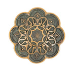 hard to finish moorish style early 20th century ornamental cast bronze "granada" or "cordova" pattern commercial store doorknob