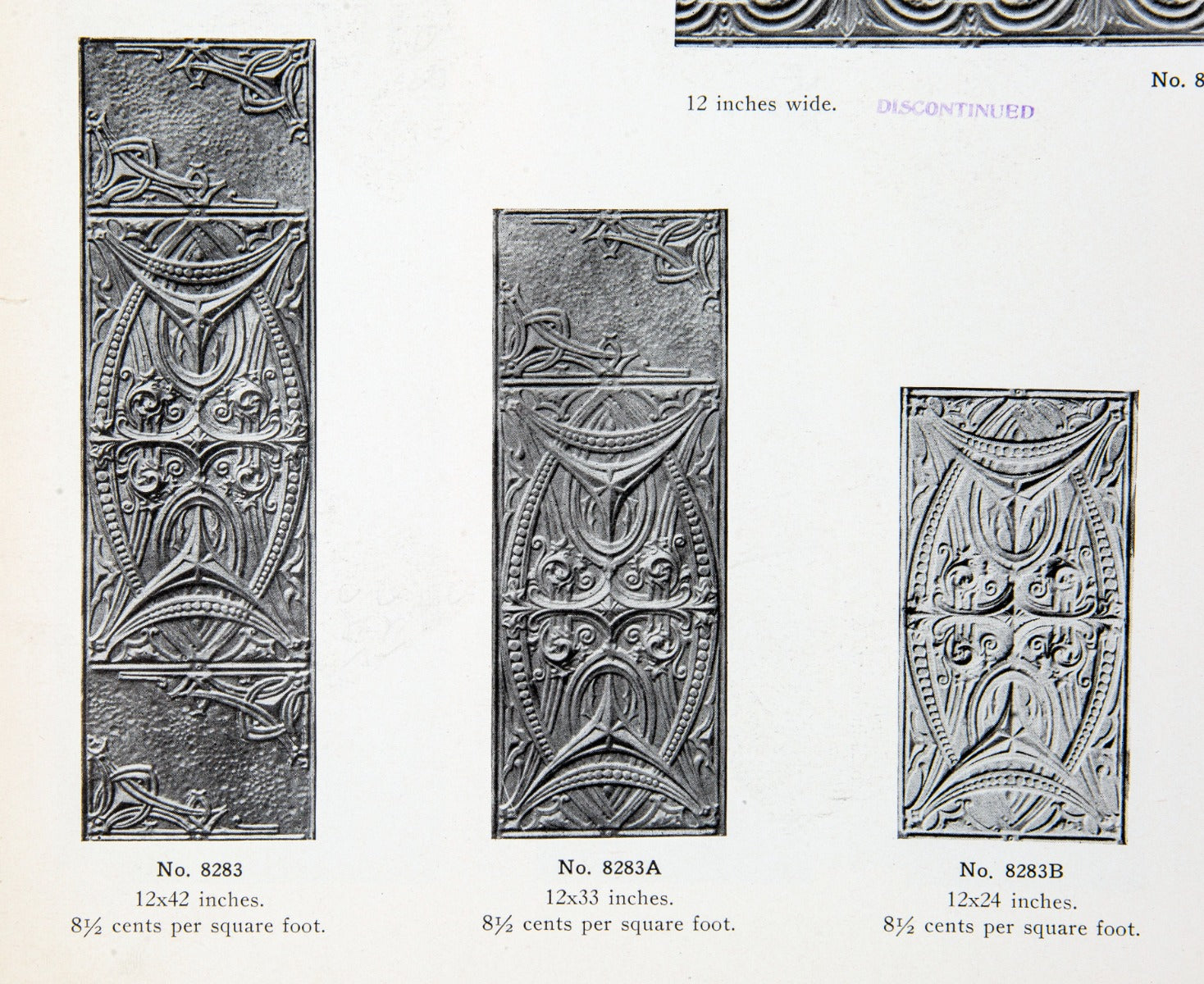 early 20th century original friedley-voshardt artistic ceiling catalog with other sheet metal ornaments