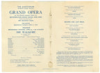 original adler and sullivan auditorium theater 1903 playbill or program featuring richard wagner's die walkure
