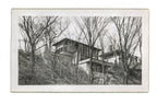 original 1930s amateur snapshots or photographs of frank lloyd wright's thomas p. hardy house located in racine, wisc.