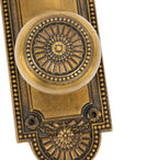 original 1920s cast bronze hardware salvaged from jarvis hunt's 850 lakeshore drive athletic club