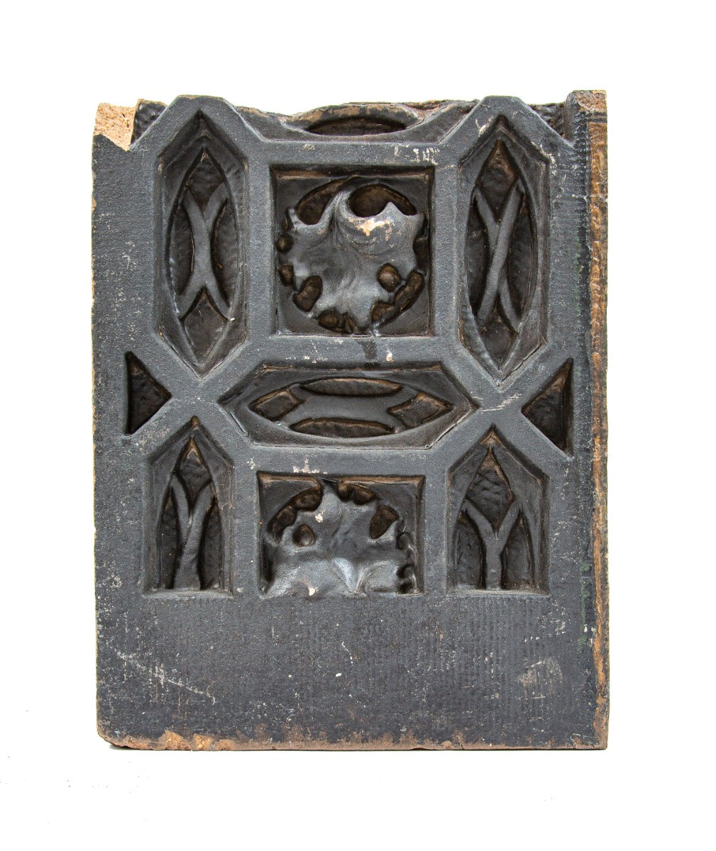 original 1892 ornamental terra cotta window surround panel salvaged from adler and sullivan's schiller building or garrick theater