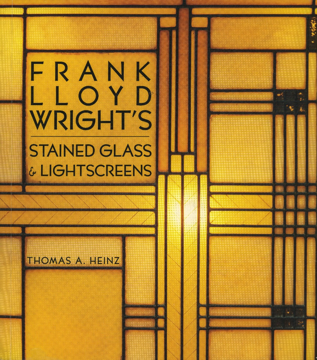 1994 softbound edition frank lloyd wright art glass by thomas heinz