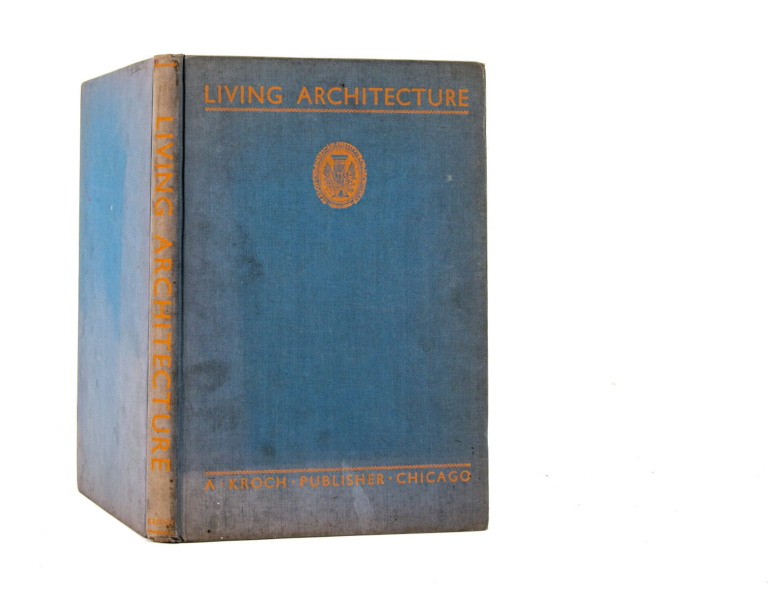 living architecture; a discussion of present day problems in a collection of essays written for and sponsored by the chicago chapter of the american institute of architects.
