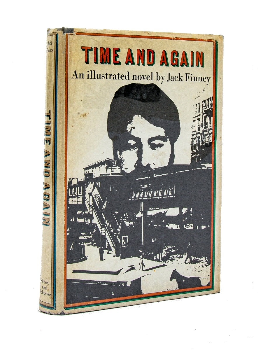 hard to find signed first edition jack finney's hardbound time and again novel with personal note