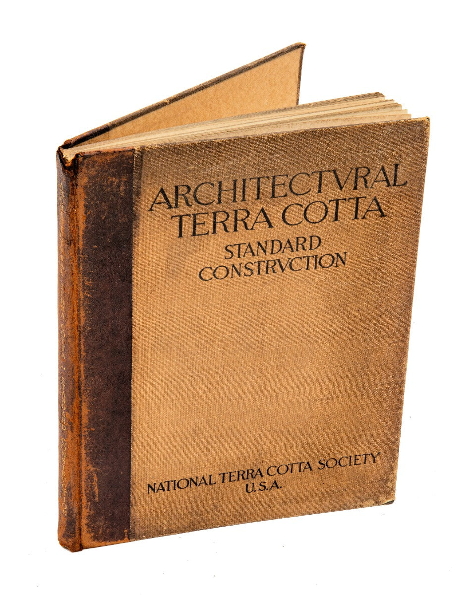 first edition 1914 architectural standard construction book by national terra cotta society