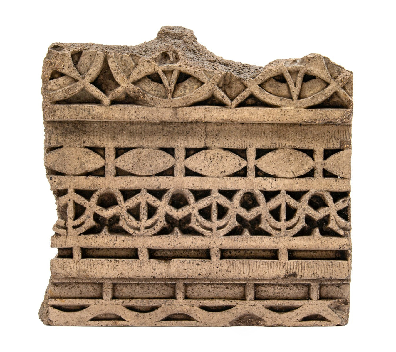 original 1894 george grant elmslie-designed chicago stock exchange building terra cotta spandrel panel fragment