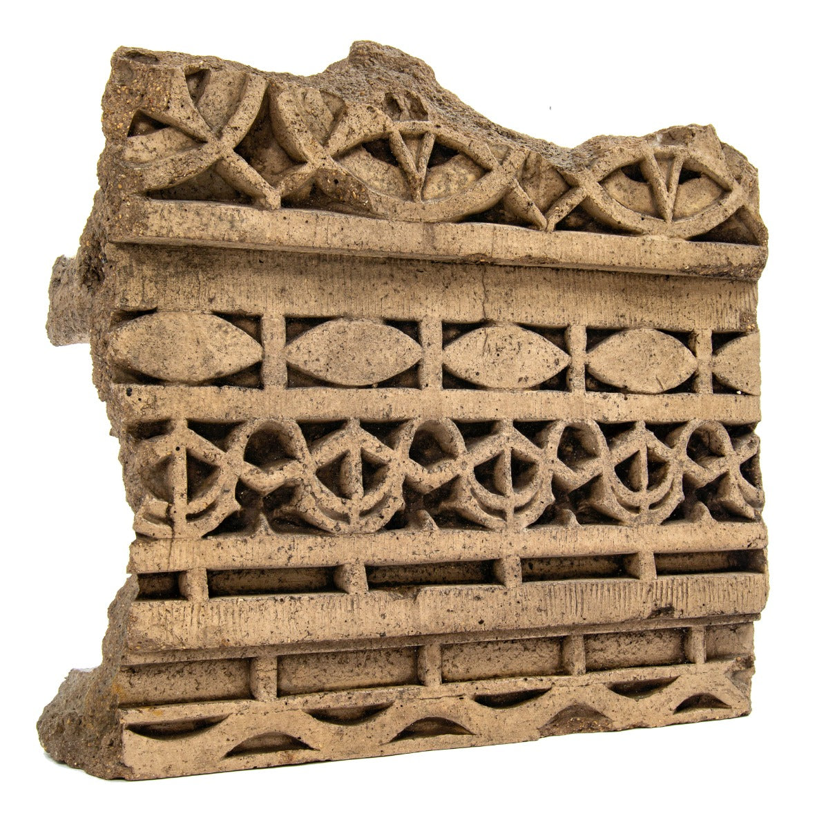 original 1894 george grant elmslie-designed chicago stock exchange building terra cotta spandrel panel fragment