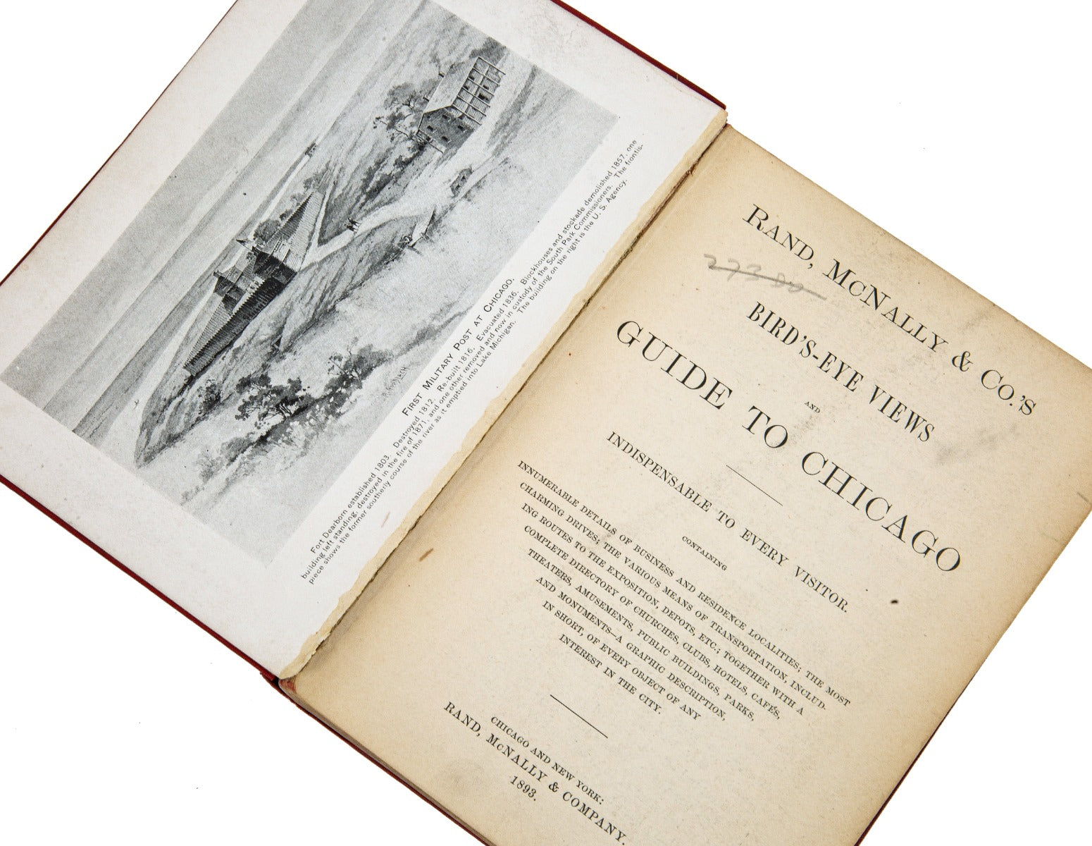 rand, mcnally & co.s birds eye views and guide to chicago: indispensable to every visitor. containing inumerable details of business and residence localities