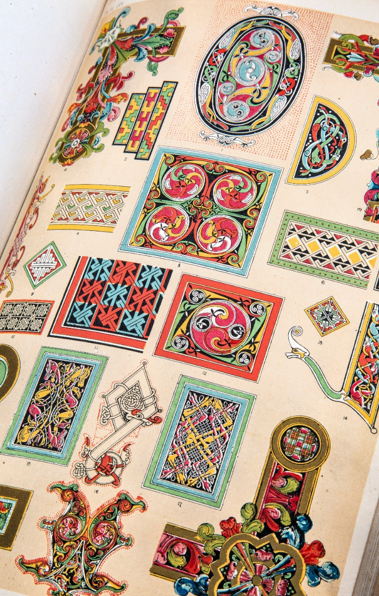 exceedingly rare intact first edition of owen jones grammar of ornament, day and sons, lithographers to the queen,  london