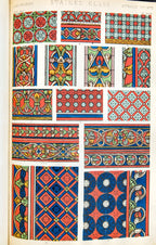 exceedingly rare intact first edition of owen jones grammar of ornament, day and sons, lithographers to the queen,  london