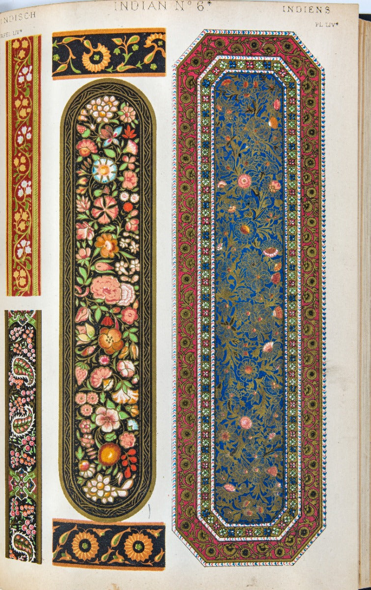 exceedingly rare intact first edition of owen jones grammar of ornament, day and sons, lithographers to the queen,  london