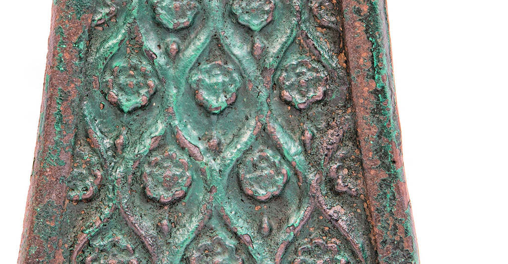 1894-95 original charles b. atwood-designed ornamental cast iron access panel from a chicago world's fair or columbian exposition