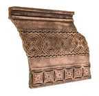 original 1894 louis h. sullivan-designed copper-plated cast iron chicago stock exchange staircase riser fragment by winslow brothers