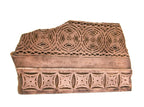 original louis h. sullivan-designed ornamental copper-plated cast iron chicago stock exchange staircase riser fragment