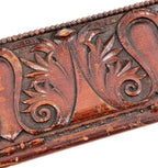 henry ives cobb-designed original 1893 hand-carved mahogany wood trim section from chicago athletic association building