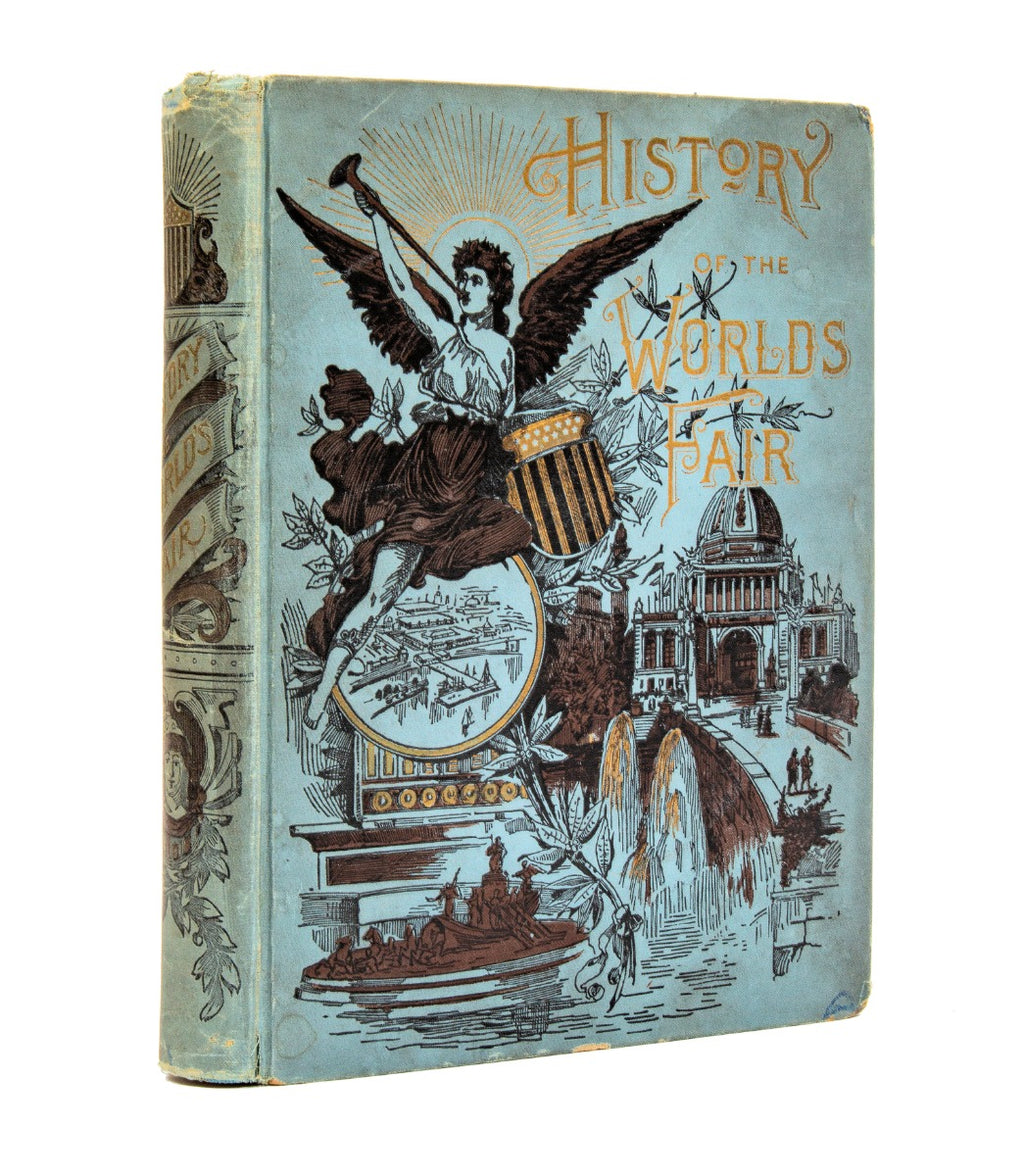 19th century original hardbound copy of history of the world fair by ben c. truman