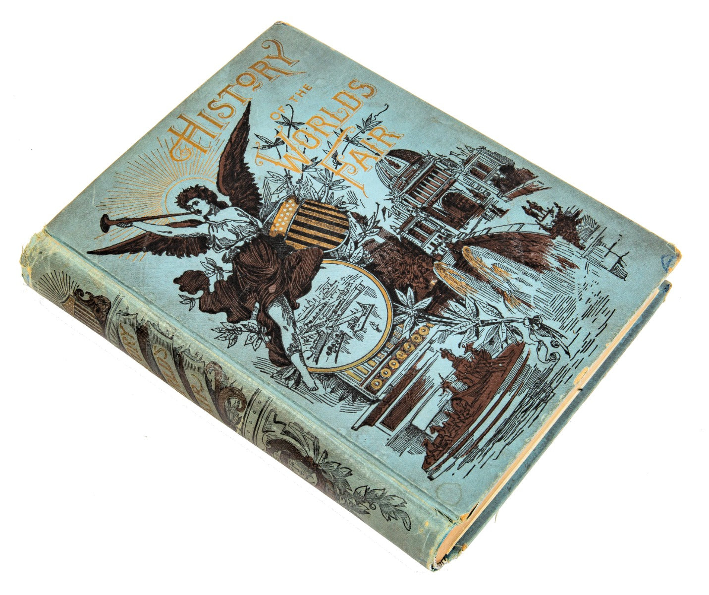 19th century original hardbound copy of history of the world fair by ben c. truman