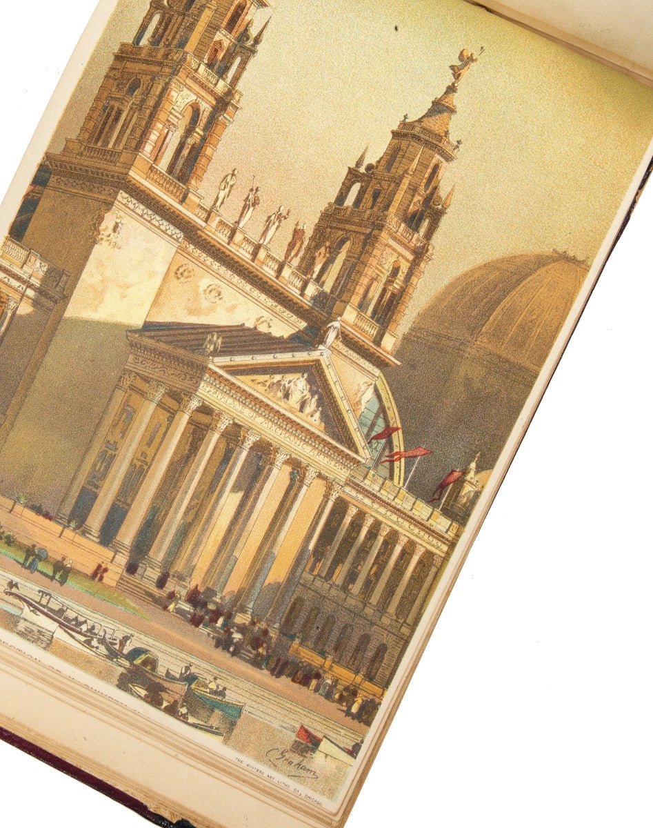 From peristyle to plaisance, or, The White City picturesque : painted in water colors / by C. Graham ; together with a brief illustrated history of the World's Columbian Exposition, Chicago, 1893