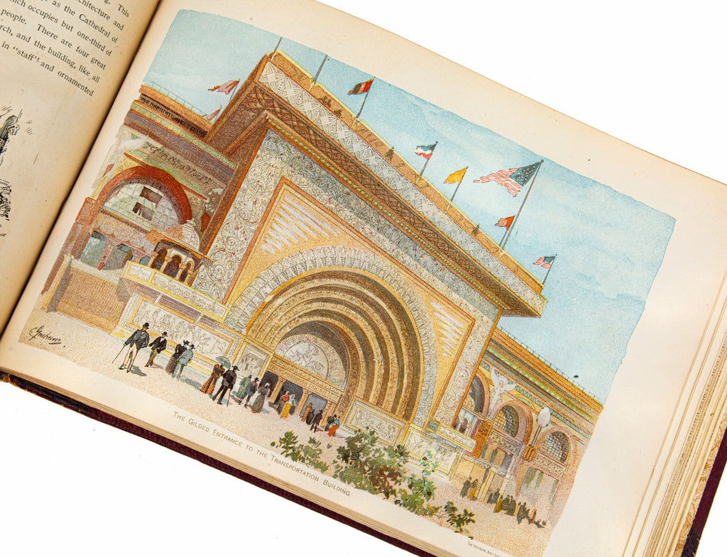 From peristyle to plaisance, or, The White City picturesque : painted in water colors / by C. Graham ; together with a brief illustrated history of the World's Columbian Exposition, Chicago, 1893