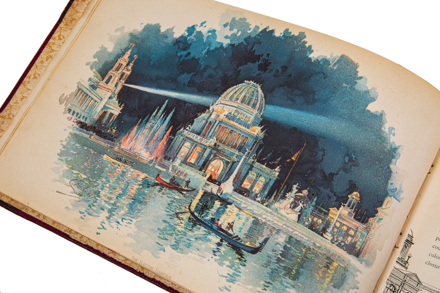 From peristyle to plaisance, or, The White City picturesque : painted in water colors / by C. Graham ; together with a brief illustrated history of the World's Columbian Exposition, Chicago, 1893