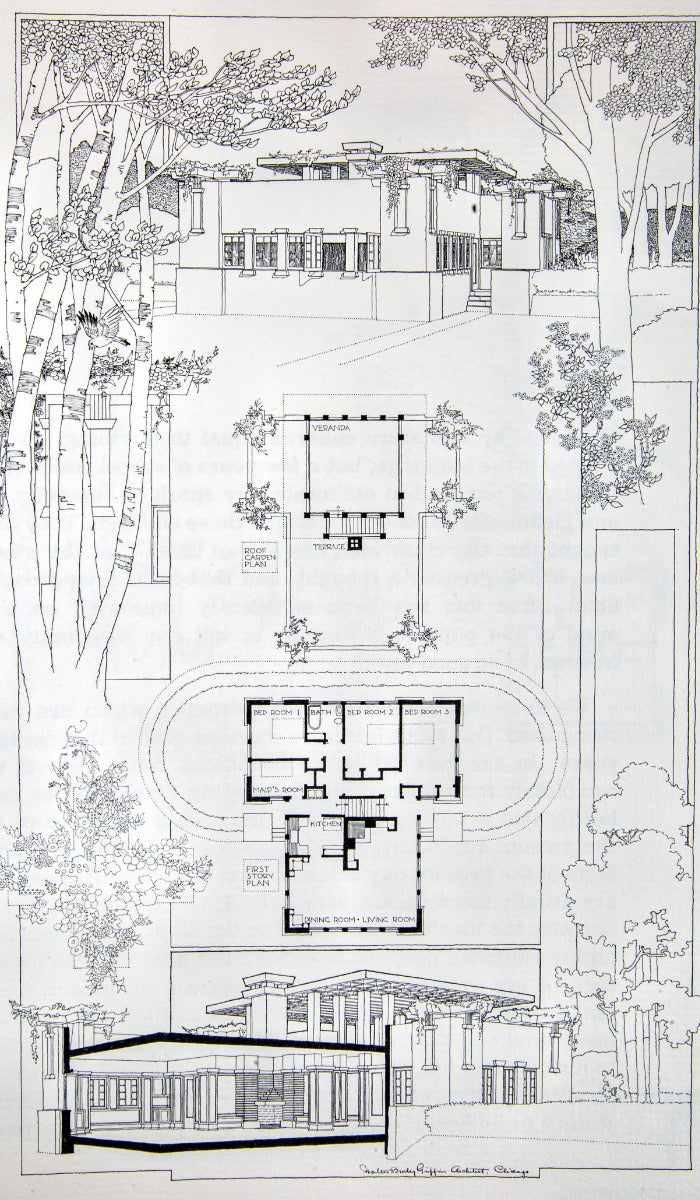 walter burley griffin: selected designs david t. van zanten (ed.)  published by the prairie school press, 1970