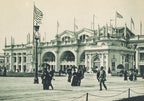 1894-95 original charles b. atwood-designed ornamental cast iron access panel from a chicago world's fair or columbian exposition