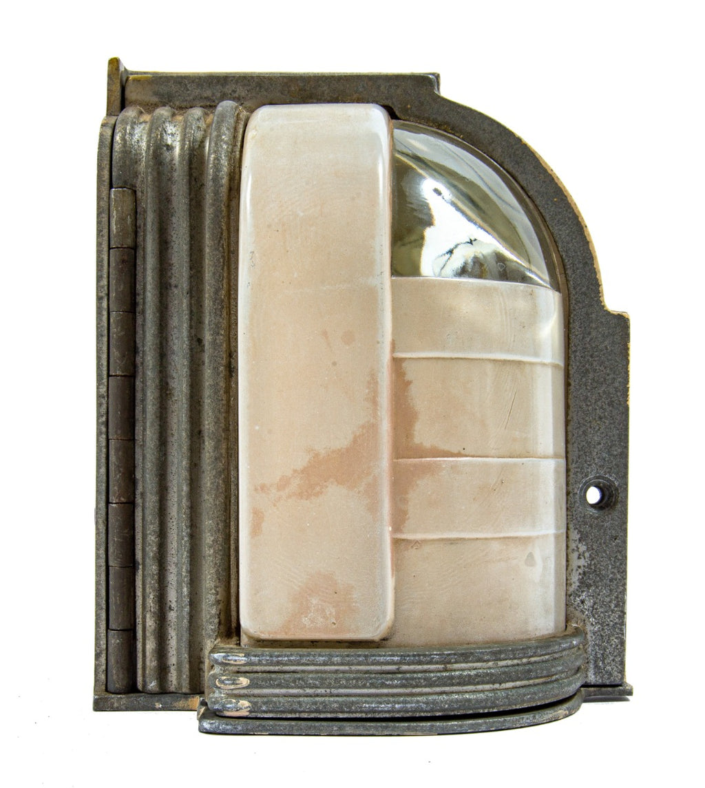 exceptional museum-quality american art deco machine age salvaged chicago building interior lobby elevator indicator light