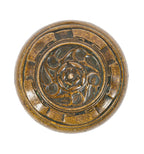 original historically important cass gilbert-designed ornamental cast bronze woolworth building doorknob with nicely aged patina