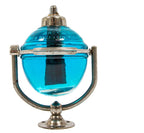 all original and intact early 20th century new york city penn station interior lavatory wall-mount nickel-plated beau brummel glass orb tilting soap dispenser