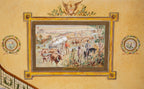 exceptional early 20th century oversized signed odin j. oyen studios minnesota courthouse watercolor rendering with original mat board and stamp