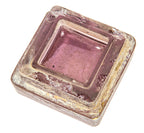 original early 20th centyury "sun purple" glass salvaged chicago city sidewalk pavement light or prism