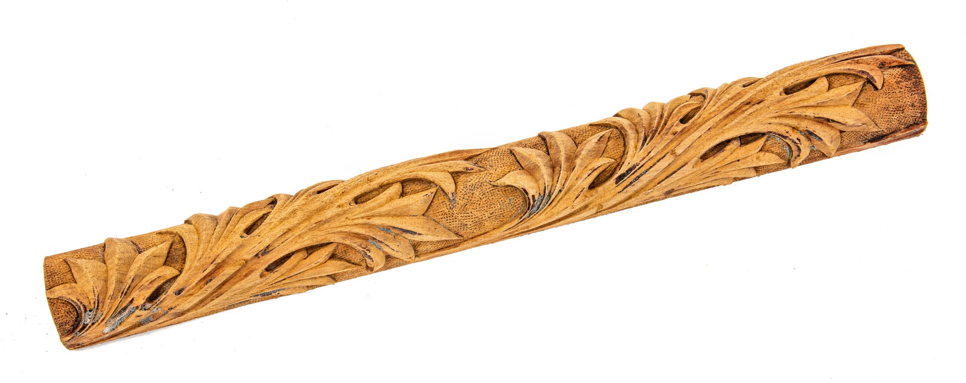 henry ives cobb-designed hand carved romanesque style mahogany wood fragment from chicago athletic association building